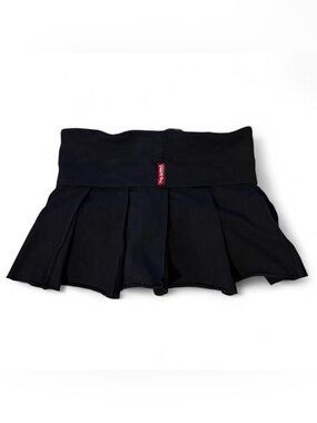 Y2K vintage kids Hard Tail fold over pleated skirt